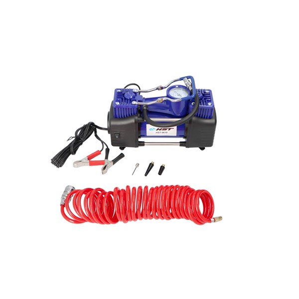 Luftkompressor med LED-belysning 250W DC 12-13.8VV HST - 2363318